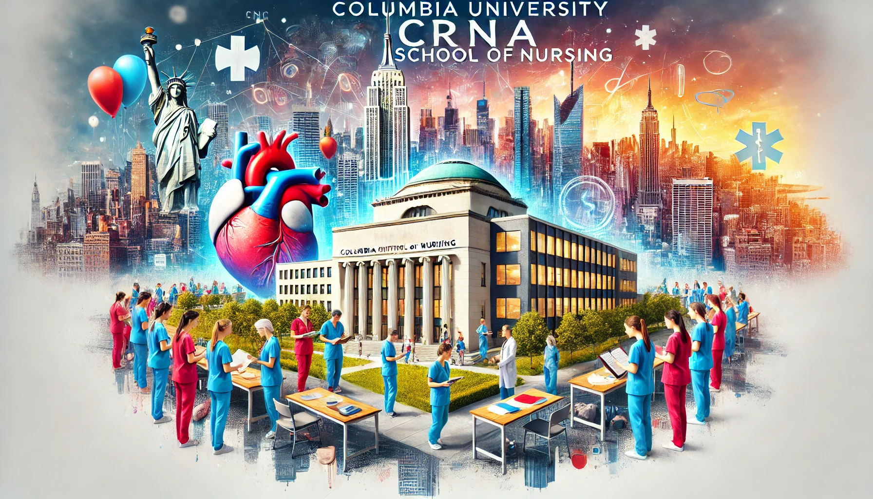 Columbia University CRNA School New York Skyline