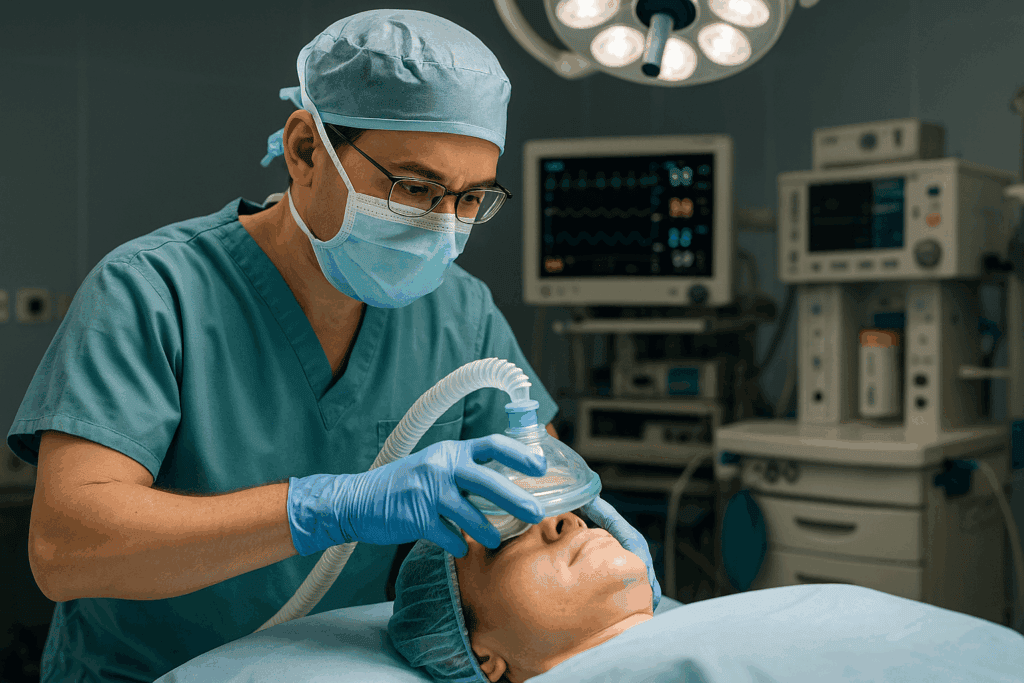 Cincinatti CRNA performing Anesthesia