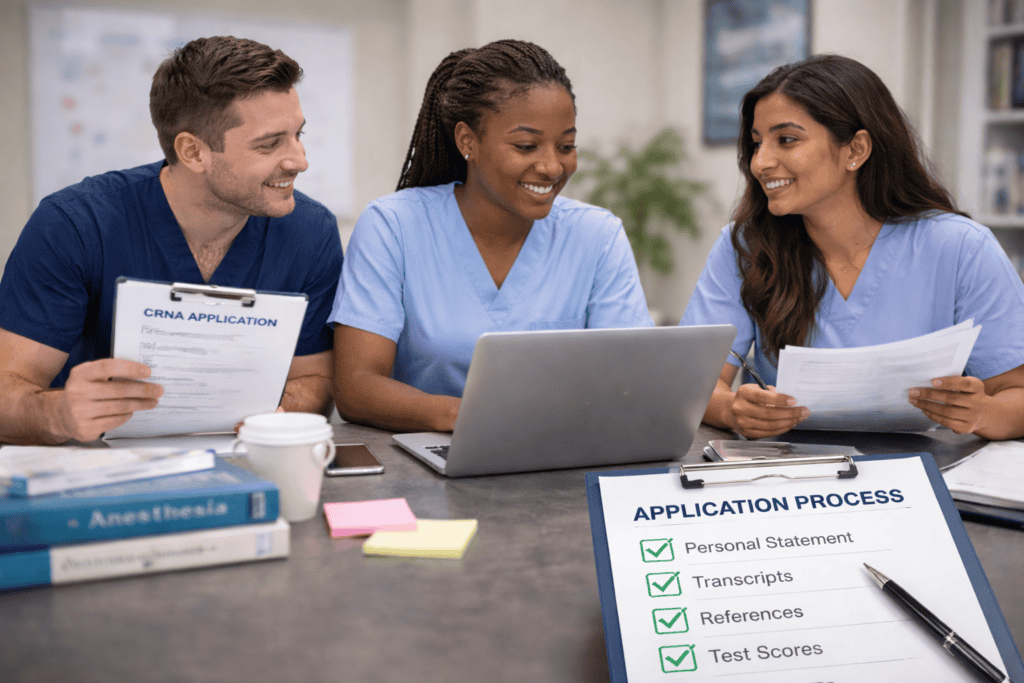 application process for crna school