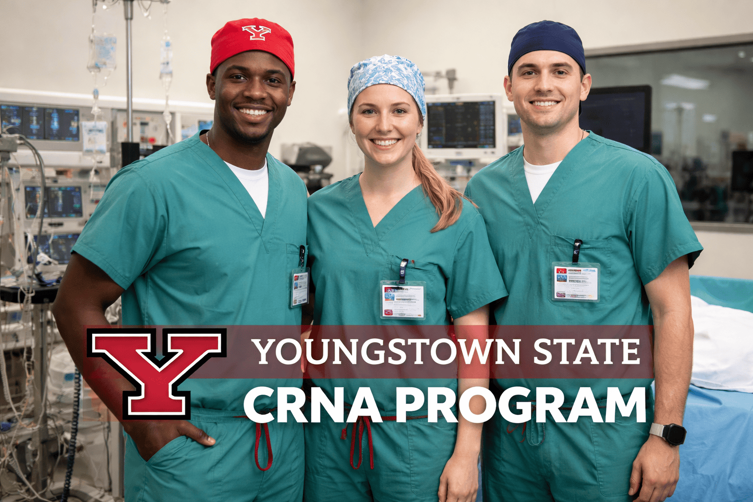 Students at the Youngstown State CRNA School